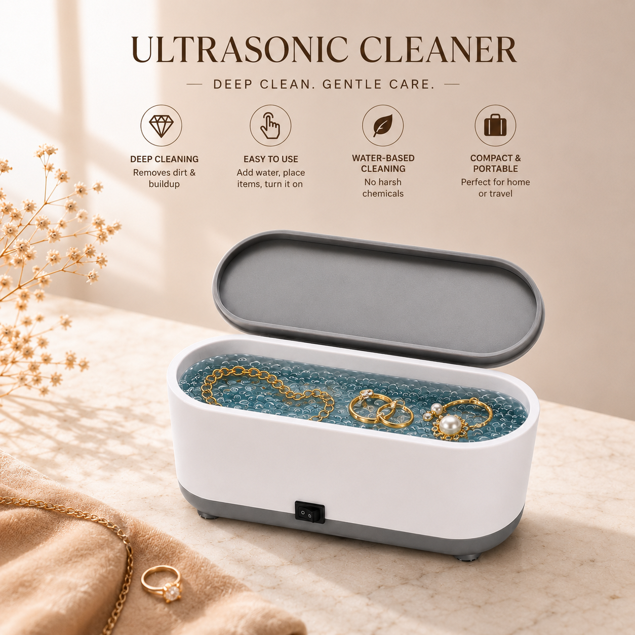 Cleanora™ Ultrasonic Cleaner