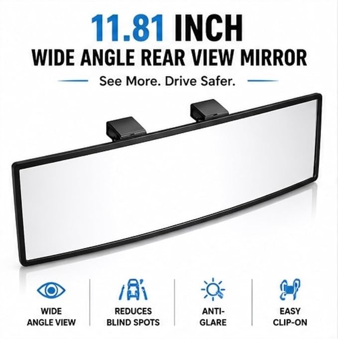 Universal Wide Angle Rear View Mirror